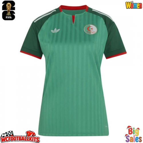 Algeria Replica Away Stadium Shirt for Women World Cup 2026 Short Sleeve